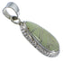 Turquoise Inlay Sterling Silver Pendant PX42952